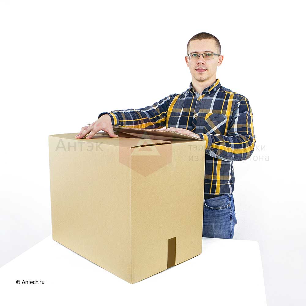 Картонная коробка 600x400x500 мм П−32BC бурый (фото 2) – купить в Москве