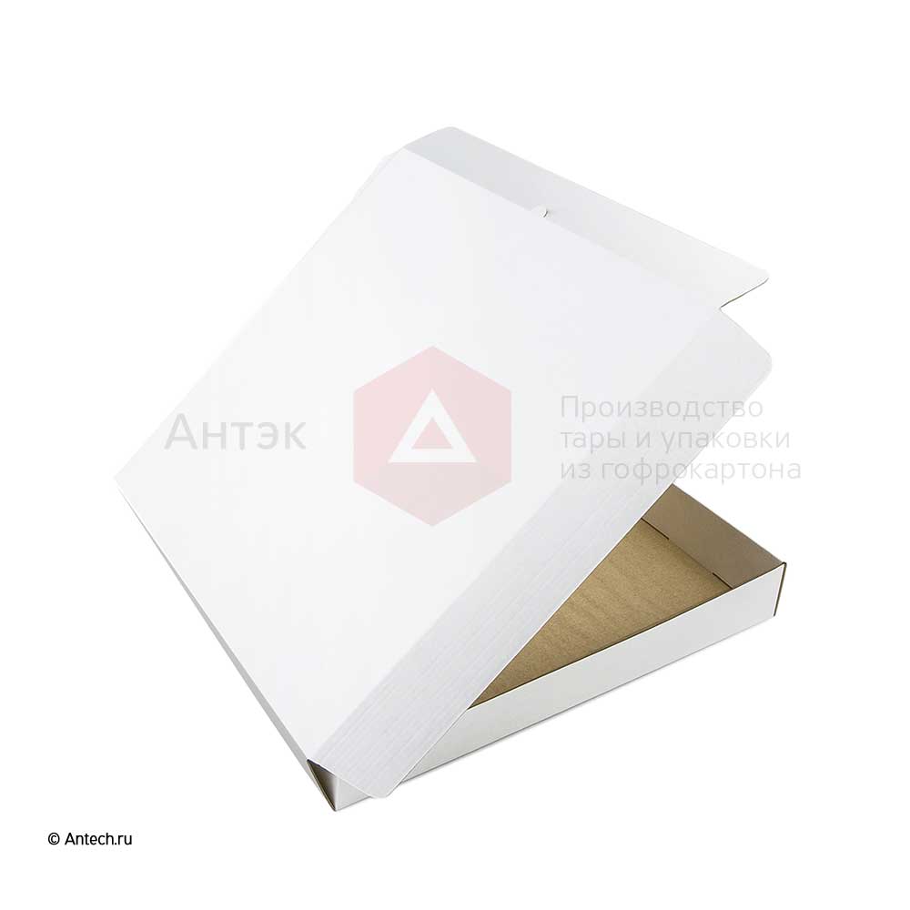 Коробка для пиццы 380х380х50 мм МГК Т−11E белый/бурый (фото 4) – купить в Москве
