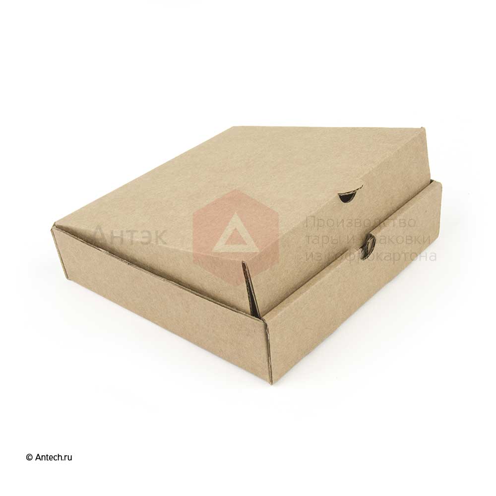 Коробка маленькая с крышкой 130x130x30 мм МГК Т−11E бурая (фото 4) – купить в Москве