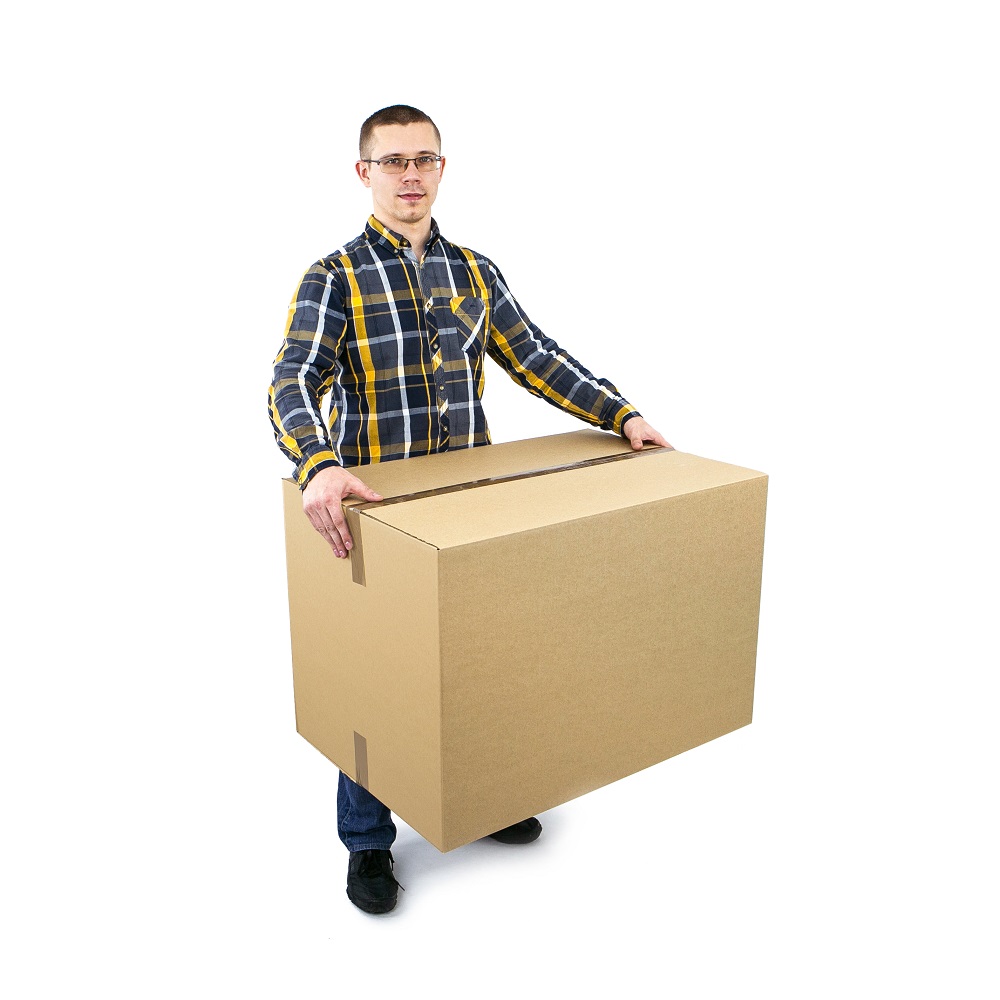 Большая картонная коробка 800x550x550 мм Т−24B бурый (фото 2) – купить в Москве
