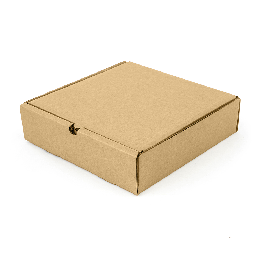 Коробка с крышкой 200x200x50 мм Т−24B бурый (фото 1) – купить в Москве