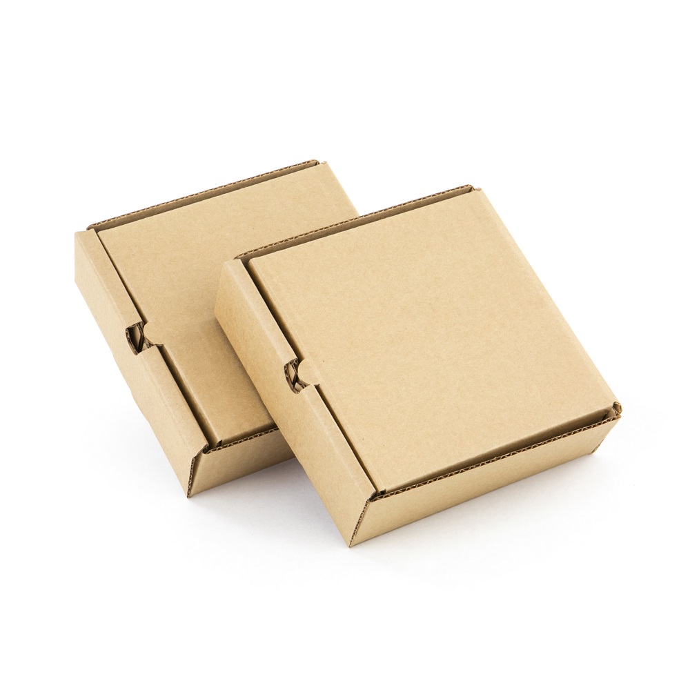 Коробка маленькая с крышкой 150x150x50 мм Т−24B бурая (фото 8) – купить в Москве