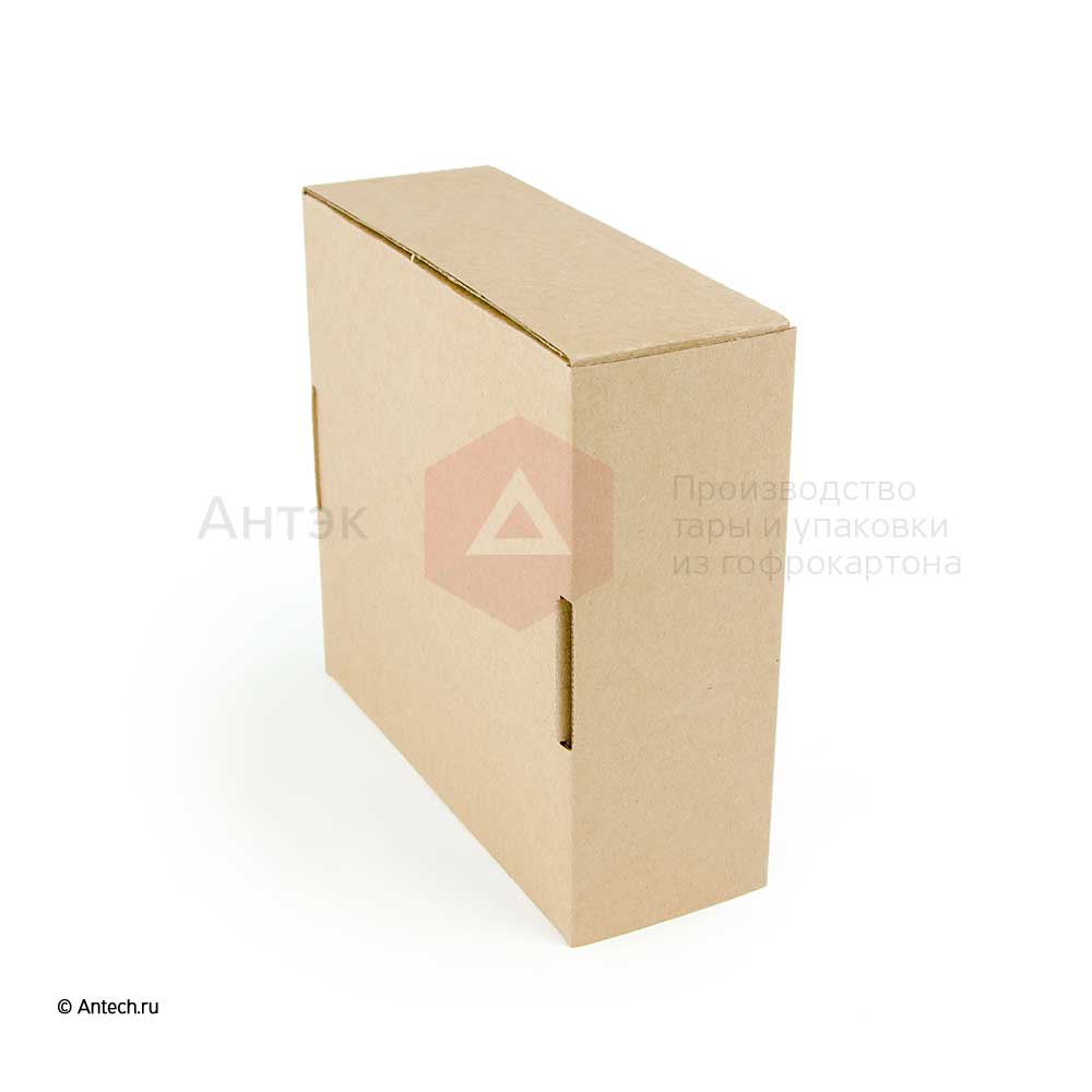 Почтовая коробка с откидной крышкой 160x160x60 мм МГК Т−24E бурый (фото 4) – купить в Москве