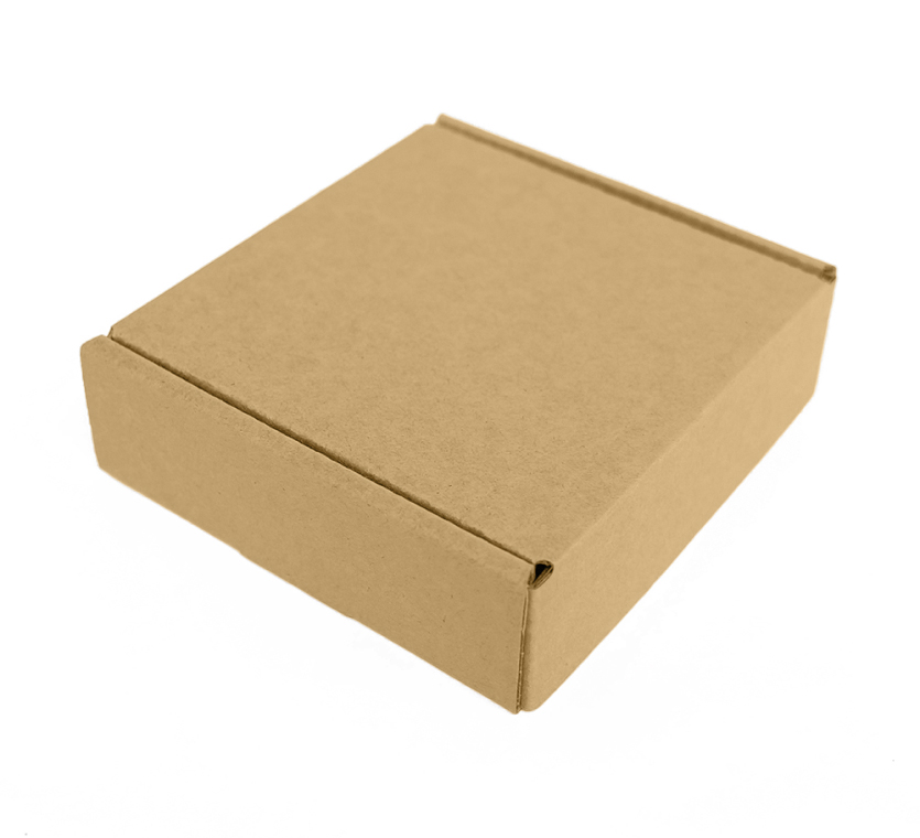 Картонная коробка 100x100x30 мм МГК Т−24E бурая (фото 1) – купить в Москве