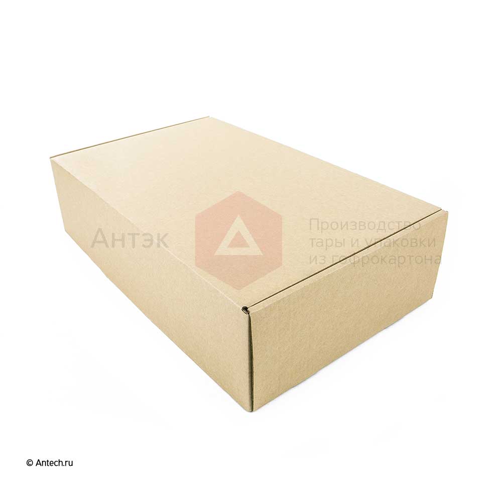 Самосборная картонная коробка 550x350x150 мм Т−24B бурый (фото 3) – купить в Москве