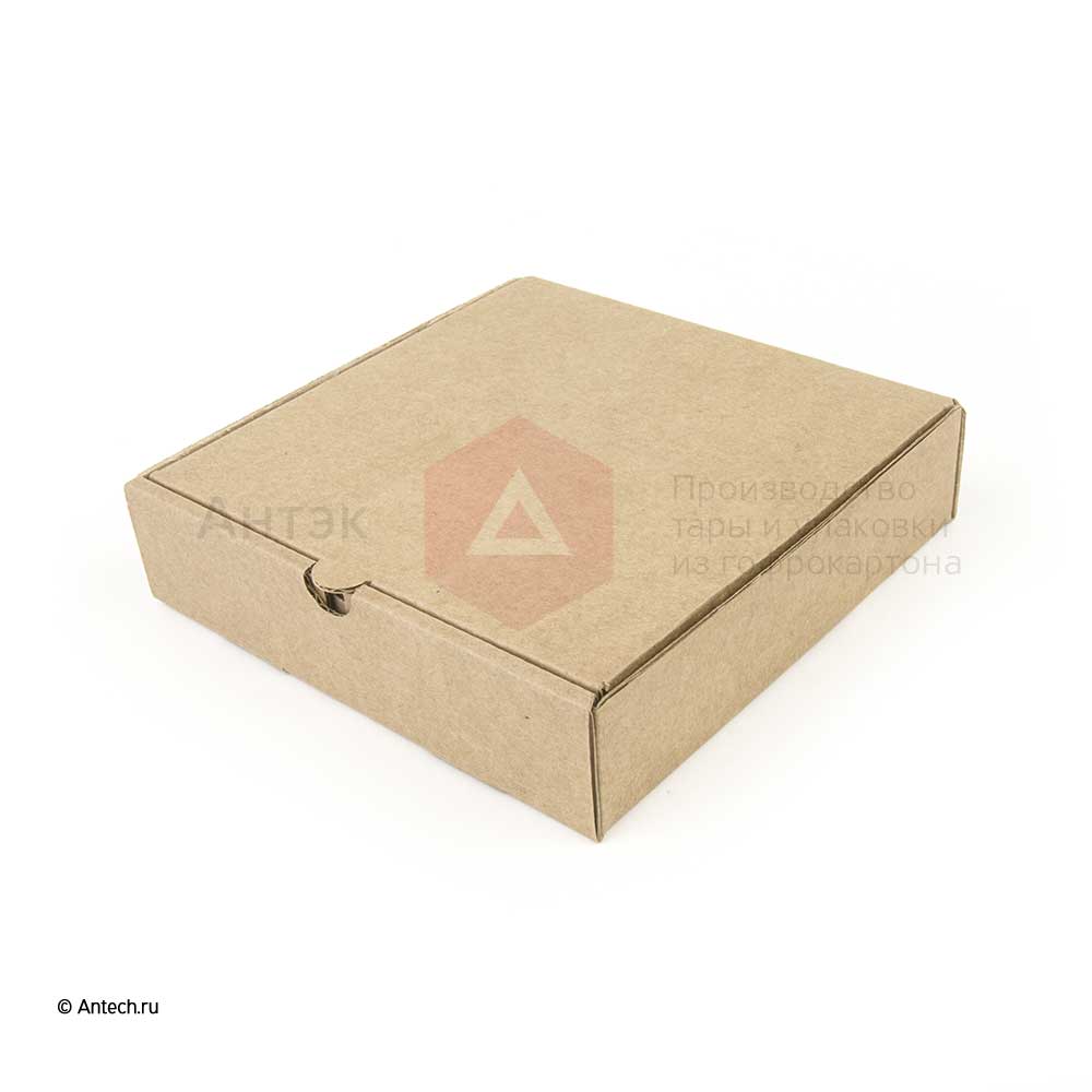 Коробка маленькая с крышкой 130x130x30 мм МГК Т−11E бурая (фото 2) – купить в Москве