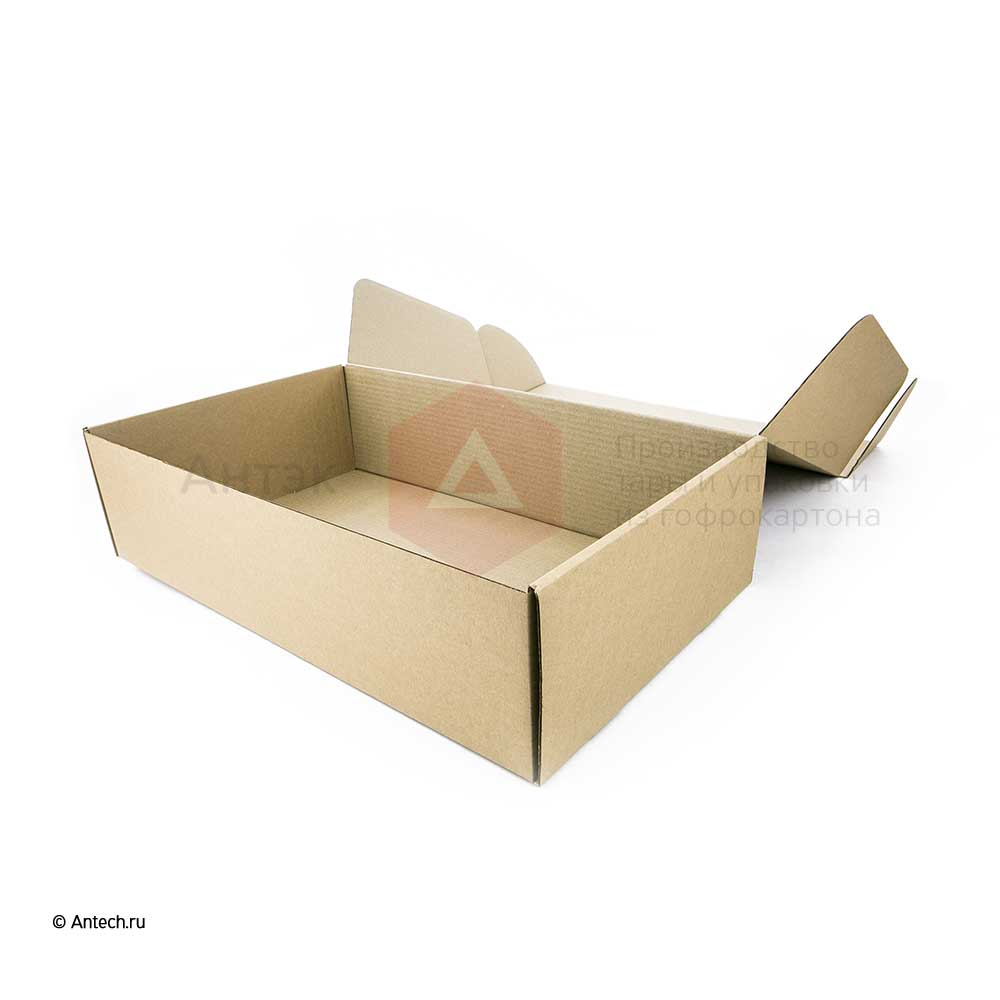 Самосборная картонная коробка 550x350x150 мм Т−24B бурый (фото 4) – купить в Москве