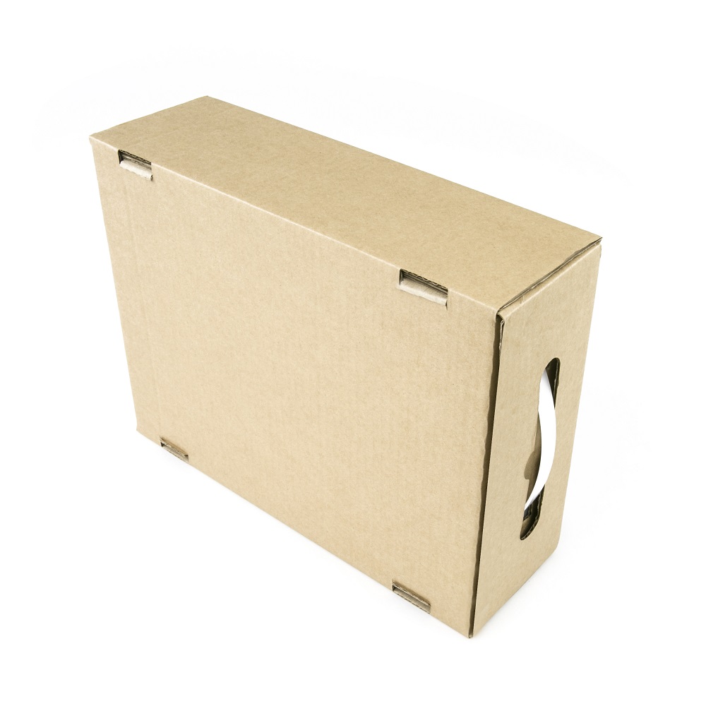 Коробка-чемодан с ручкой 220x320x100 мм Т−24B бурый (фото 7) – купить в Москве