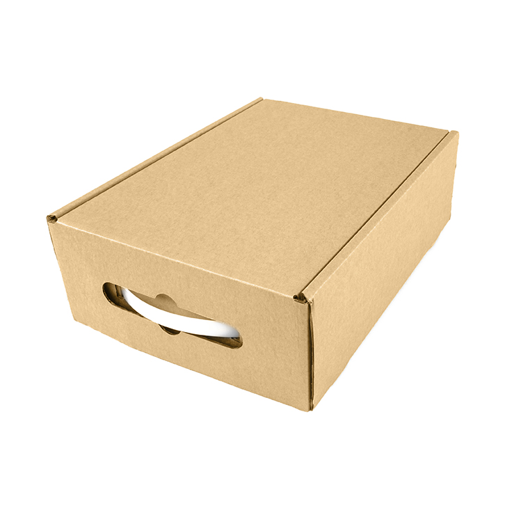 Коробка-чемодан с ручкой 220x320x100 мм Т−24B бурый (фото 1) – купить в Москве