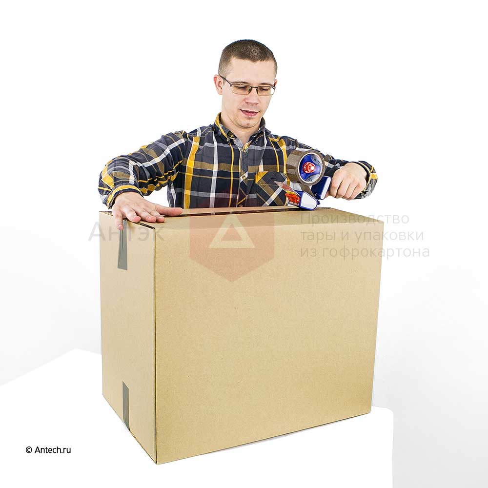 Картонная коробка 600x400x500 мм П−32BC бурый (фото 4) – купить в Москве