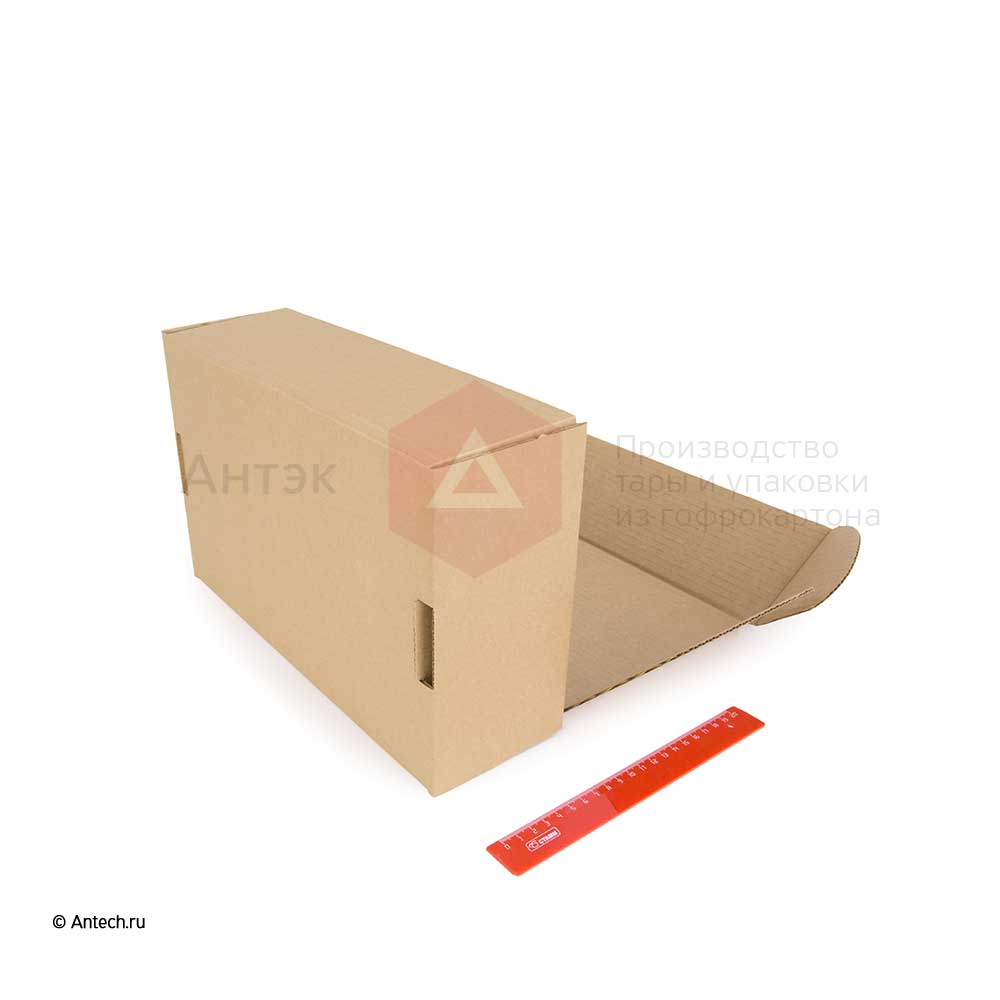 Самосборная картонная коробка 300x200x100 мм Т−24B бурый (фото 3) – купить в Москве